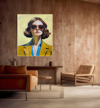 Bella Noir Canvas print