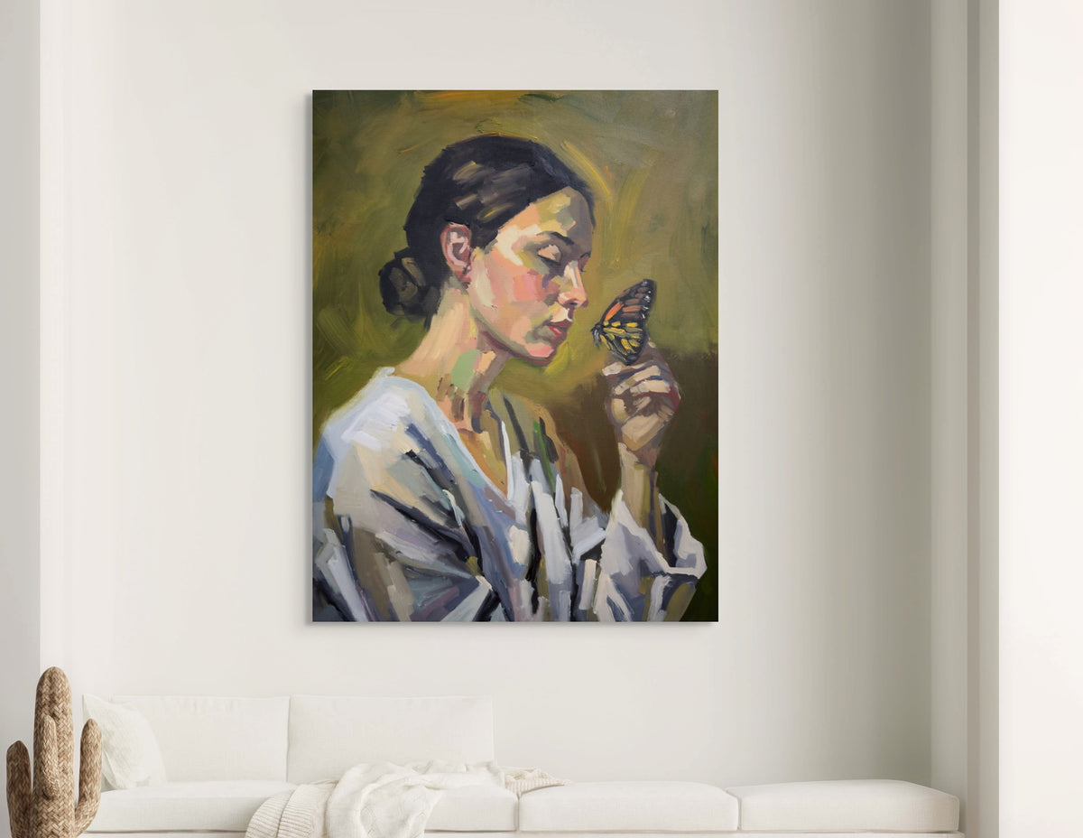 Fragile touch  Canvas Print