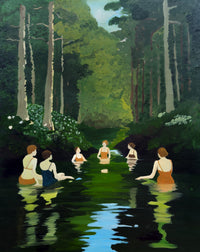 Ladies of the lake Canvas Print