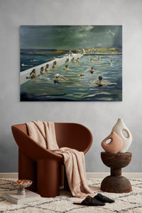 Salt in the air Canvas Print