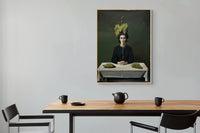 Grape Lady Canvas Print