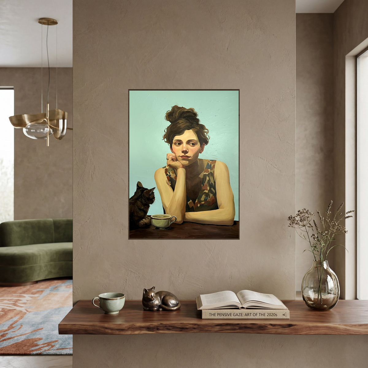 Cat Gossip - Canvas Print