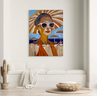 Sand and silence Canvas Print