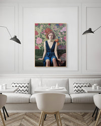 Petals on the wall Canvas Print