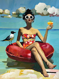 Retro Vacation - Canvas Print