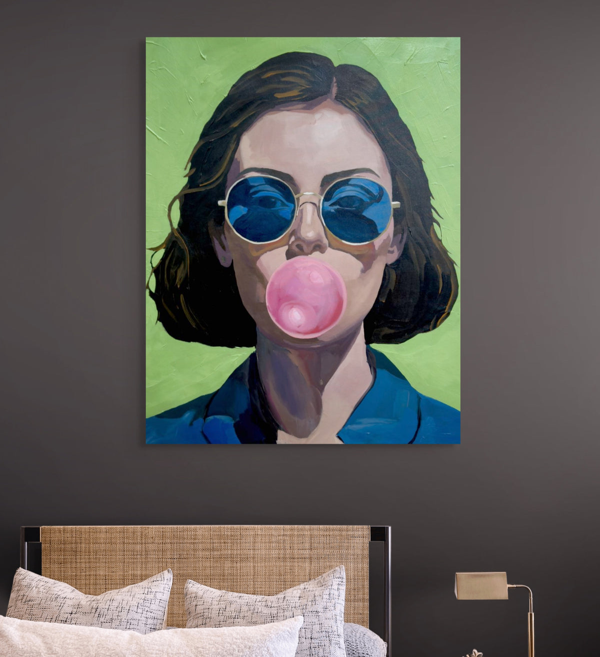 Minty pop  Canvas print