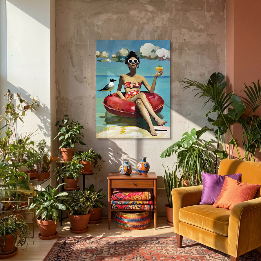 Retro Vacation - Canvas Print