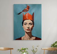 The red crown Canvas Print