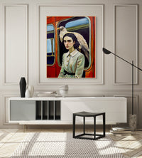 Miles from herself Canvas Print