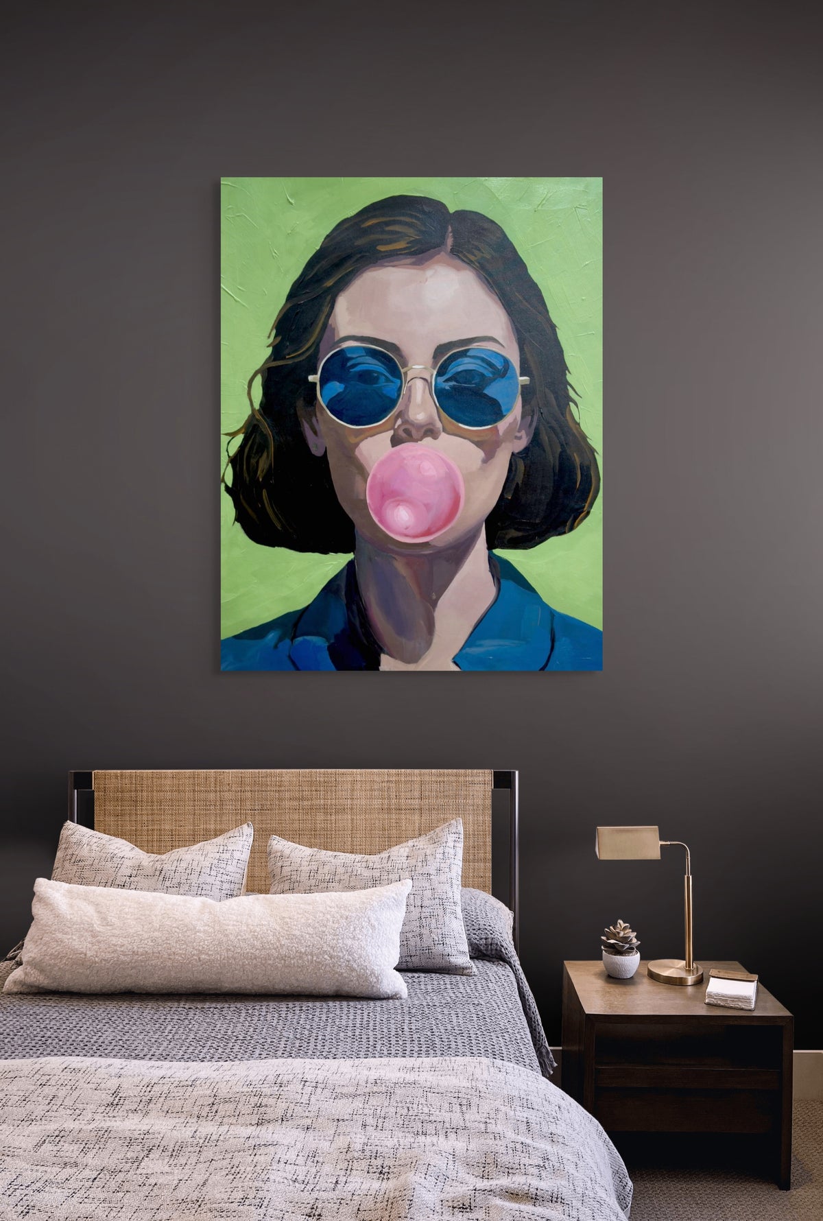 Minty pop  Canvas print