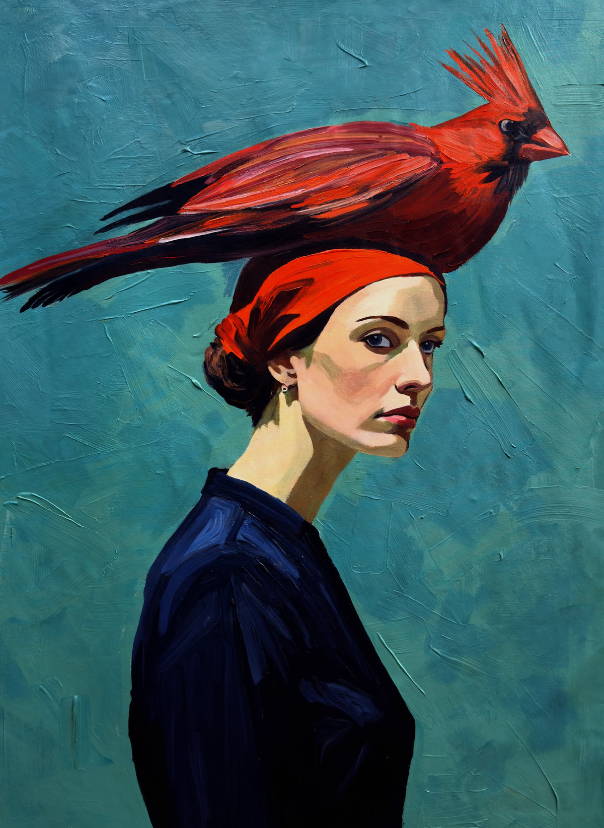 The red visitor  Limited Edition Print