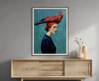 The red visitor  Limited Edition Print